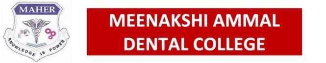 Meenakshi Ammal Dental College Intro Logo